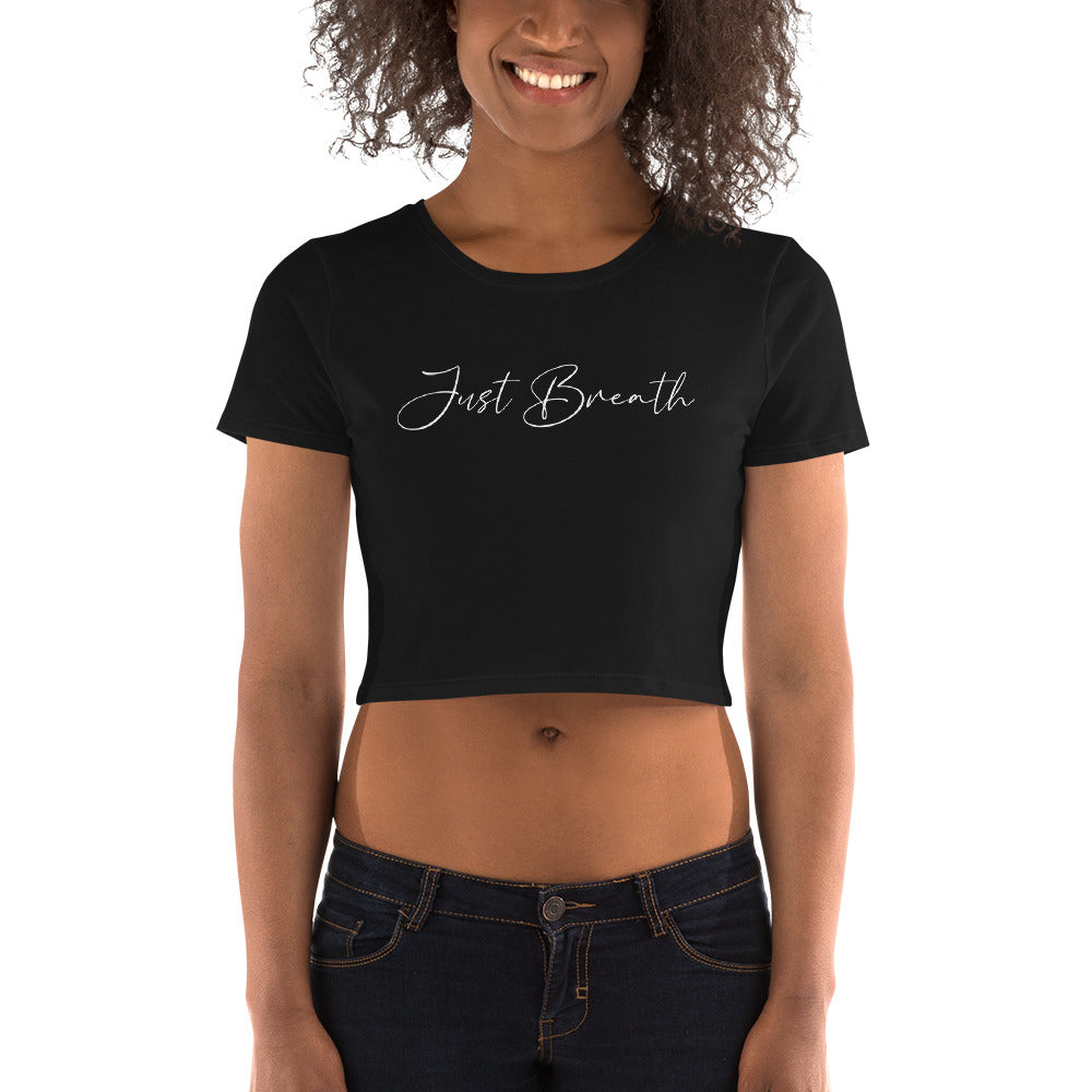 Just Breath Crop Tee