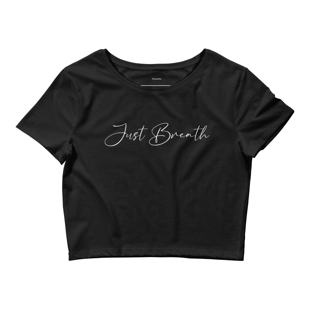 Just Breath Crop Tee